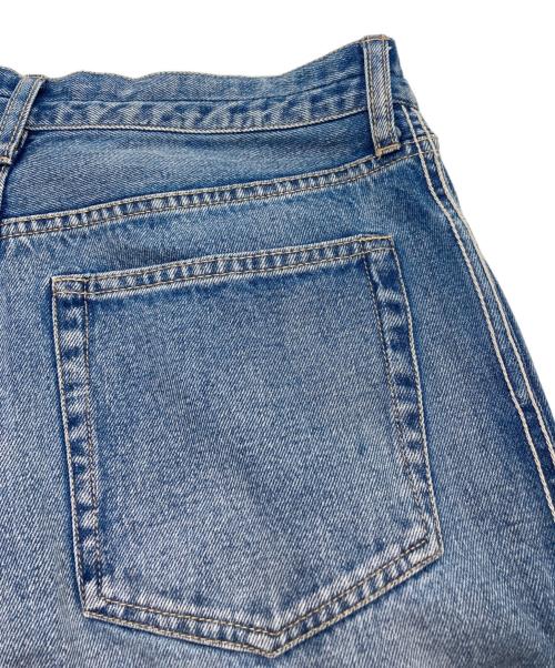 LE CIEL DE HARRISS（ル シェル ド ハリス）LE CIEL DE HARRISS (ル シェル ド ハリス) Drawstring Sax Blue Denim 5-pocket Pants インディゴ サイズ:SIZE 38の古着・服飾アイテム