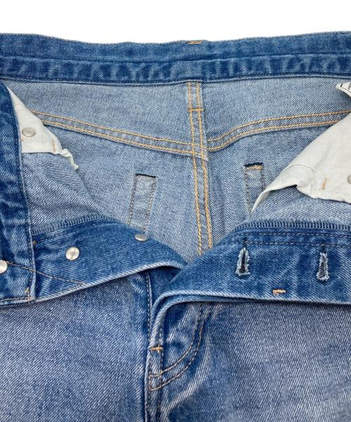 LE CIEL DE HARRISS（ル シェル ド ハリス）LE CIEL DE HARRISS (ル シェル ド ハリス) Drawstring Sax Blue Denim 5-pocket Pants インディゴ サイズ:SIZE 38の古着・服飾アイテム