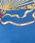 中古・古着 HERMES (エルメス) カレ90 AU CLAIR DE LA LUNA シルクスカーフ ブルー×イエロー：25000円