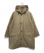 Burberry'sバーバリーズ）の古着「ノバチェック ダウンライナー付ステンカラーコート」｜ベージュ