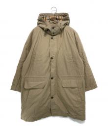 Burberry's（バーバリーズ）の古着「ノバチェック ダウンライナー付ステンカラーコート」｜ベージュ