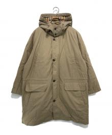 Burberry's（バーバリーズ）の古着「ノバチェック ダウンライナー付ステンカラーコート」｜ベージュ