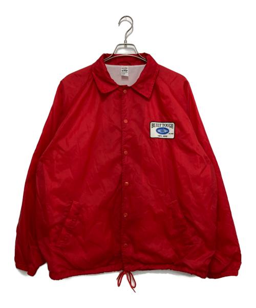 CHALLENGER（チャレンジャー）CHALLENGER (チャレンジャー) BUILT TOUGH コーチジャケット レッド サイズ:Lの古着・服飾アイテム