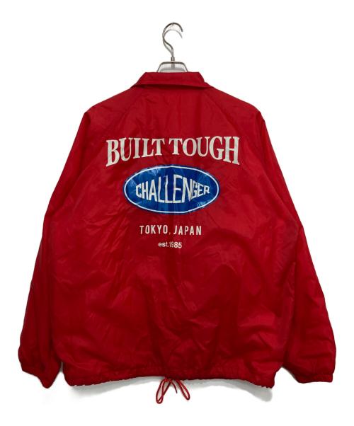 CHALLENGER（チャレンジャー）CHALLENGER (チャレンジャー) BUILT TOUGH コーチジャケット レッド サイズ:Lの古着・服飾アイテム