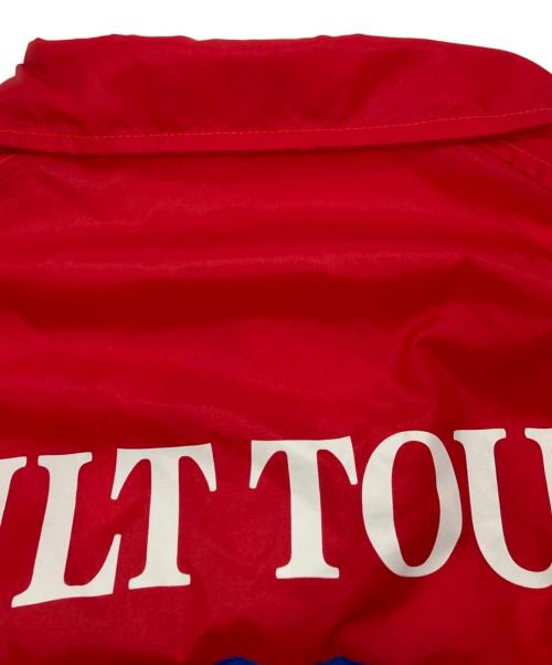 CHALLENGER（チャレンジャー）CHALLENGER (チャレンジャー) BUILT TOUGH コーチジャケット レッド サイズ:Lの古着・服飾アイテム