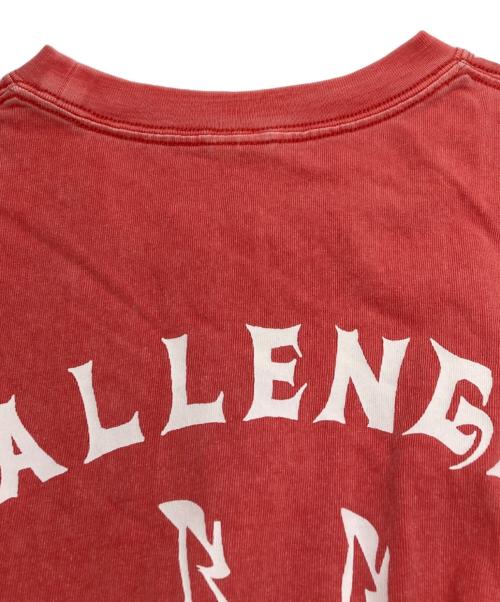 CHALLENGER（チャレンジャー）CHALLENGER (チャレンジャー) PIGMENT PEACE TEE ピンク サイズ:Lの古着・服飾アイテム