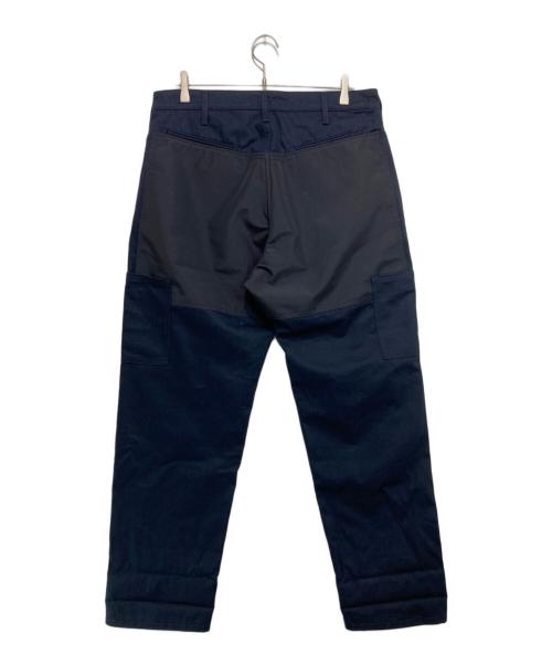 Richardson（リチャードソン）Richardson (リチャードソン) ナイロン切替ダブルニーワークパンツ ネイビー サイズ:Lの古着・服飾アイテム