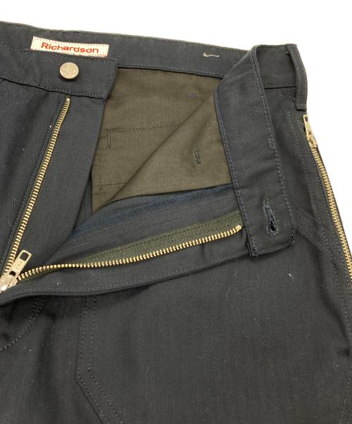 Richardson（リチャードソン）Richardson (リチャードソン) ナイロン切替ダブルニーワークパンツ ネイビー サイズ:Lの古着・服飾アイテム