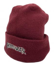 CHALLENGER（チャレンジャー）の古着「CRUSH LOGO KNIT CAP」｜バーガンディー