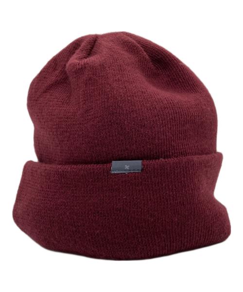 CHALLENGER（チャレンジャー）CHALLENGER (チャレンジャー) CRUSH LOGO KNIT CAP バーガンディーの古着・服飾アイテム