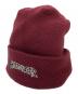 CHALLENGER（チャレンジャー）の古着「CRUSH LOGO KNIT CAP」｜バーガンディー
