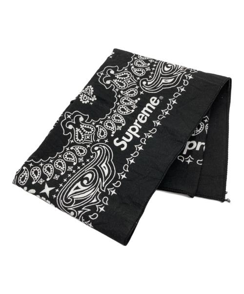 SUPREME（シュプリーム）SUPREME (シュプリーム) バンダナスカーフ ブラックの古着・服飾アイテム
