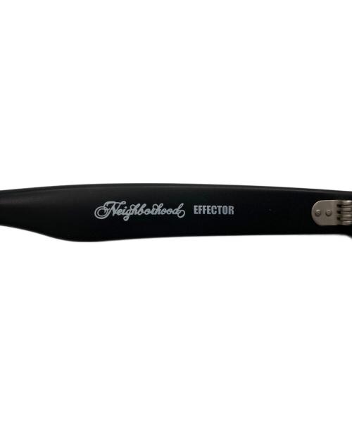 NEIGHBORHOOD（ネイバーフッド）NEIGHBORHOOD (ネイバーフッド) EFFECTOR (エフェクター) ウェリントン型アイウェア ブラックの古着・服飾アイテム