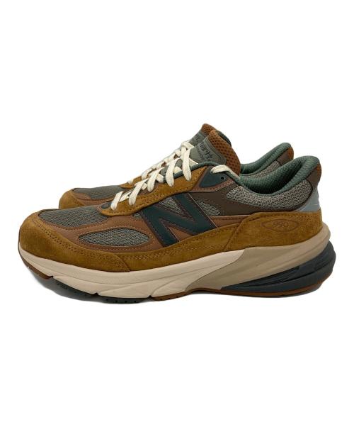 NEW BALANCE（ニューバランス）NEW BALANCE (ニューバランス) CarHartt (カーハート) M990CH6 ローカットスニーカー ブラウン×イエロー サイズ:US09の古着・服飾アイテム