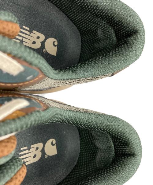 NEW BALANCE（ニューバランス）NEW BALANCE (ニューバランス) CarHartt (カーハート) M990CH6 ローカットスニーカー ブラウン×イエロー サイズ:US09の古着・服飾アイテム