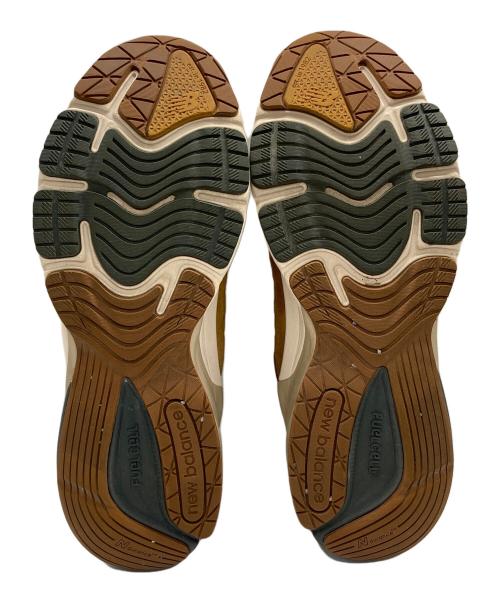 NEW BALANCE（ニューバランス）NEW BALANCE (ニューバランス) CarHartt (カーハート) M990CH6 ローカットスニーカー ブラウン×イエロー サイズ:US09の古着・服飾アイテム