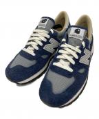 NEW BALANCE×CarHarttニューバランス×カーハート）の古着「M990CH1 ローカットスニーカー」｜ネイビー