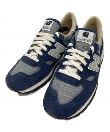 NEW BALANCE×CarHartt（ニューバランス×カーハート）の古着「M990CH1 ローカットスニーカー」｜ネイビー