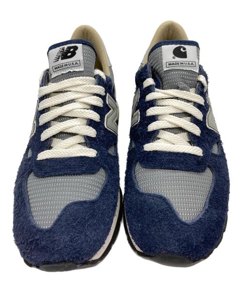 NEW BALANCE（ニューバランス）NEW BALANCE (ニューバランス) CarHartt (カーハート) M990CH1 ローカットスニーカー ネイビー サイズ:US09の古着・服飾アイテム