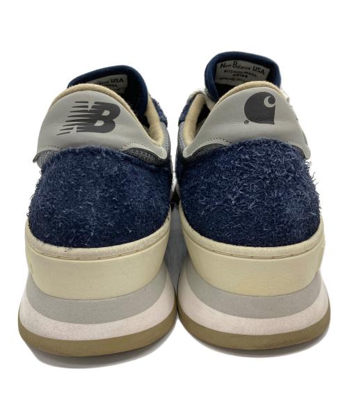 NEW BALANCE（ニューバランス）NEW BALANCE (ニューバランス) CarHartt (カーハート) M990CH1 ローカットスニーカー ネイビー サイズ:US09の古着・服飾アイテム