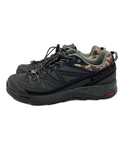CarHartt（カーハート）CarHartt (カーハート) SALOMON (サロモン) X-ALPローカットスニーカー ブラック サイズ:US 9の古着・服飾アイテム