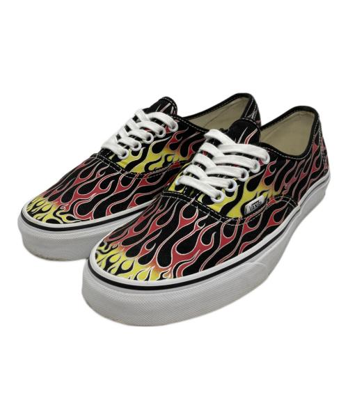 VANS（ヴァンズ）VANS (ヴァンズ) AUTHENTIC MASH UP FLAMES ｽﾆｰｶｰ レッド×ブラック サイズ:US 9の古着・服飾アイテム