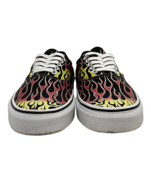 VANS（ヴァンズ）VANS (ヴァンズ) AUTHENTIC MASH UP FLAMES ｽﾆｰｶｰ レッド×ブラック サイズ:US 9の古着・服飾アイテム