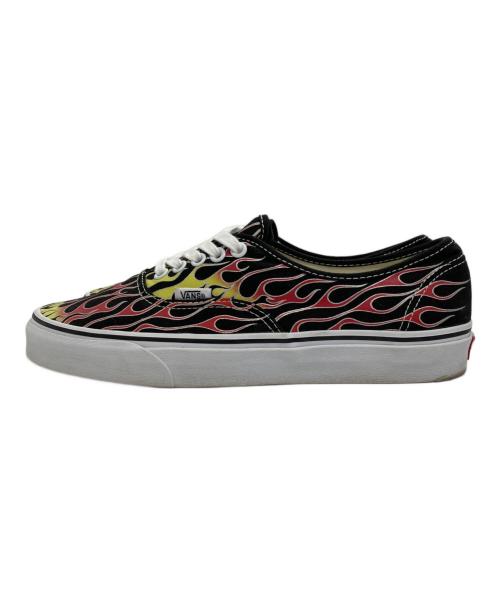 VANS（ヴァンズ）VANS (ヴァンズ) AUTHENTIC MASH UP FLAMES ｽﾆｰｶｰ レッド×ブラック サイズ:US 9の古着・服飾アイテム