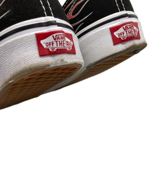 VANS（ヴァンズ）VANS (ヴァンズ) AUTHENTIC MASH UP FLAMES ｽﾆｰｶｰ レッド×ブラック サイズ:US 9の古着・服飾アイテム