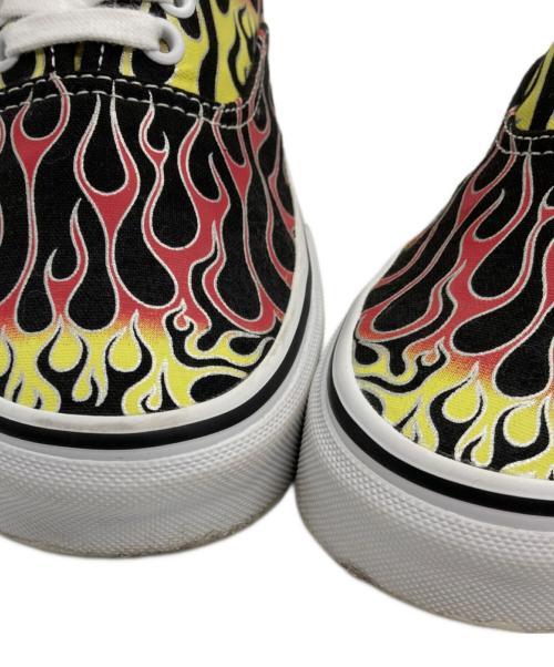 VANS（ヴァンズ）VANS (ヴァンズ) AUTHENTIC MASH UP FLAMES ｽﾆｰｶｰ レッド×ブラック サイズ:US 9の古着・服飾アイテム