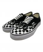 VANSヴァンズ）の古着「Authentic 'Checker Flame'」｜ブラック