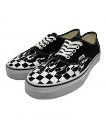 VANS（ヴァンズ）の古着「Authentic 'Checker Flame'」｜ブラック