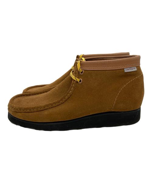 CarHartt（カーハート）CarHartt (カーハート) CLARKS (クラークス) Wallabee Boot ブラウン サイズ:UK8 1/2の古着・服飾アイテム