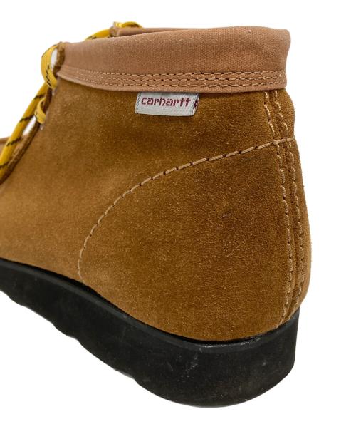 CarHartt（カーハート）CarHartt (カーハート) CLARKS (クラークス) Wallabee Boot ブラウン サイズ:UK8 1/2の古着・服飾アイテム