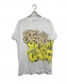 COMME des GARCONS SHIRT×KAWSコムデギャルソンシャツ×カウズ）の古着「プリントTシャツ」｜ホワイト