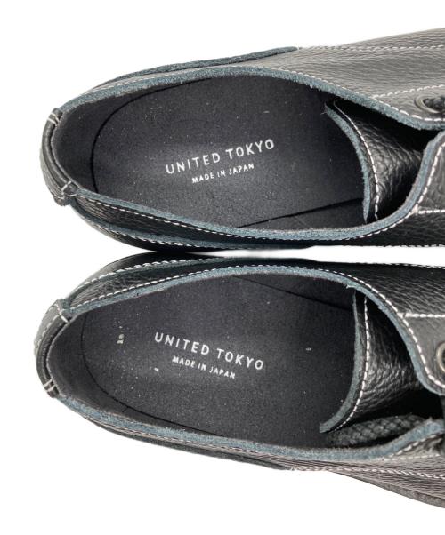 UNITED TOKYO（ユナイテッドトーキョー）UNITED TOKYO (ユナイテッドトーキョー) 5HOLE LEATHER DERBY SHOES ブラック サイズ:1の古着・服飾アイテム
