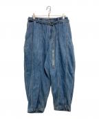 TIGHTBOOTH PRODUCTIONタイトブースプロダクション）の古着「DENIM BALLOON PANTS」｜インディゴ