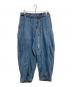 TIGHTBOOTH PRODUCTION（タイトブースプロダクション）の古着「DENIM BALLOON PANTS」｜インディゴ