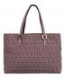 FENDI（フェンディ）の古着「ズッキーノ柄 トートバッグ」｜パープル×ベージュ
