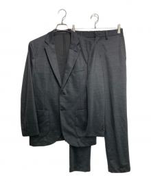 MACKINTOSH PHILOSOPHY（マッキントッシュ フィロソフィー）の古着「テーラードジャージー ジャケット ウール混モックロディ セットアップ」｜ブラック
