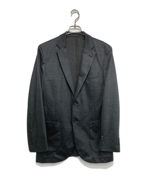 MACKINTOSH PHILOSOPHY（マッキントッシュ フィロソフィー）MACKINTOSH PHILOSOPHY (マッキントッシュ フィロソフィー) テーラードジャージー ジャケット ウール混モックロディ セットアップ ブラック サイズ:40R/38の古着・服飾アイテム