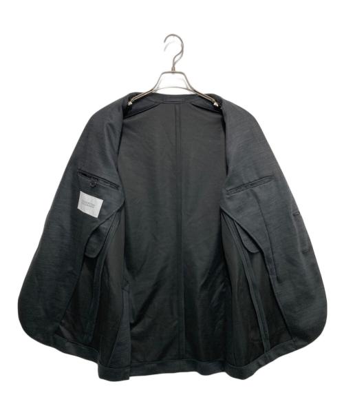 MACKINTOSH PHILOSOPHY（マッキントッシュ フィロソフィー）MACKINTOSH PHILOSOPHY (マッキントッシュ フィロソフィー) テーラードジャージー ジャケット ウール混モックロディ セットアップ ブラック サイズ:40R/38の古着・服飾アイテム