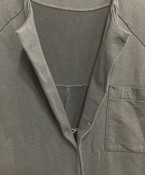 Y's（ワイズ）Y's (ワイズ) コットンノーカラージャケット ブラック サイズ:2の古着・服飾アイテム