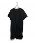 Y's（ワイズ）の古着「LINEN JERSEY SHIRRING POCKET TEE」｜ブラック