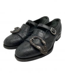 GUCCI（グッチ）の古着「QUEERCORE BROGUE MONK SHOE」｜ブラック