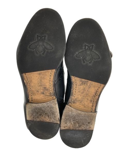 GUCCI（グッチ）GUCCI (グッチ) QUEERCORE BROGUE MONK SHOE ブラック サイズ:6 1/2の古着・服飾アイテム