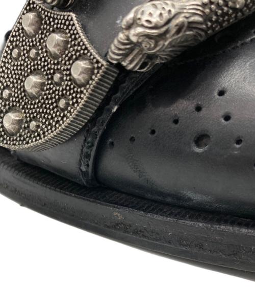 GUCCI（グッチ）GUCCI (グッチ) QUEERCORE BROGUE MONK SHOE ブラック サイズ:6 1/2の古着・服飾アイテム