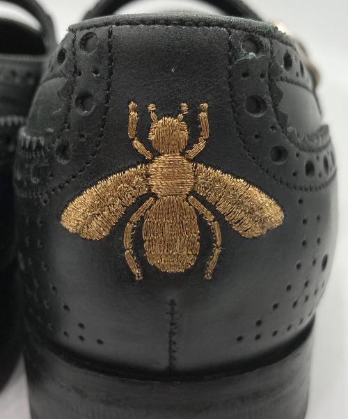 GUCCI（グッチ）GUCCI (グッチ) QUEERCORE BROGUE MONK SHOE ブラック サイズ:6 1/2の古着・服飾アイテム