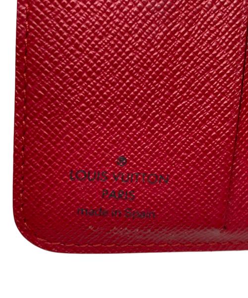 LOUIS VUITTON（ルイ ヴィトン）LOUIS VUITTON (ルイ ヴィトン) モノグラム・チェリー コンパクト・ジップ ブラウン×レッドの古着・服飾アイテム