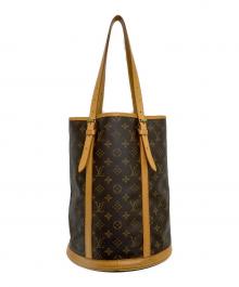 LOUIS VUITTON（ルイ ヴィトン）の古着「モノグラム バケットGM トートバッグ」｜ブラウン